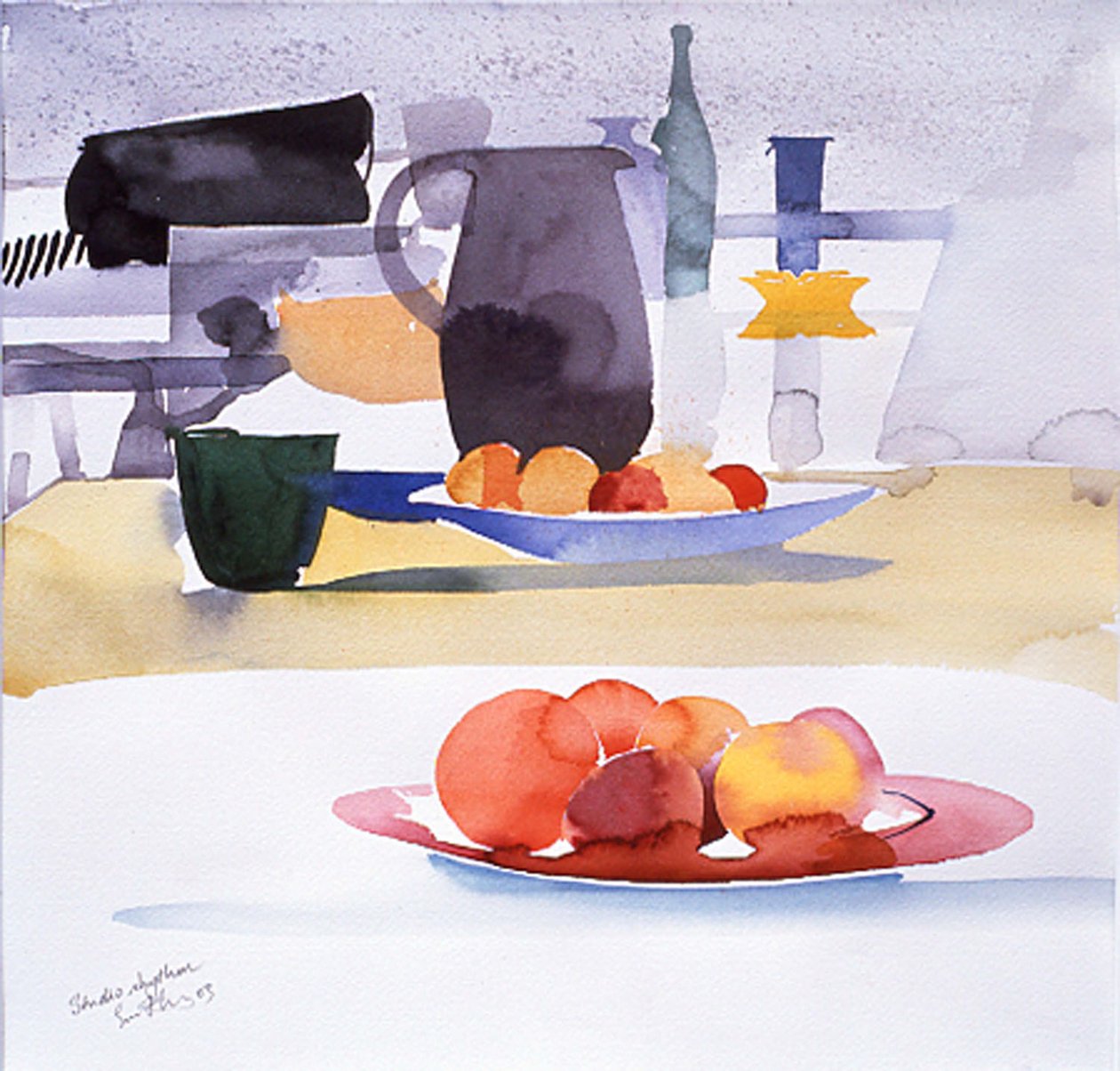 Studio-rytme 40x40 af Simon Fletcher
