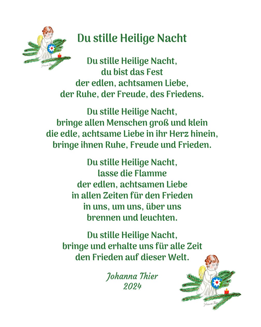 Stille hellige nat af Johanna Thier