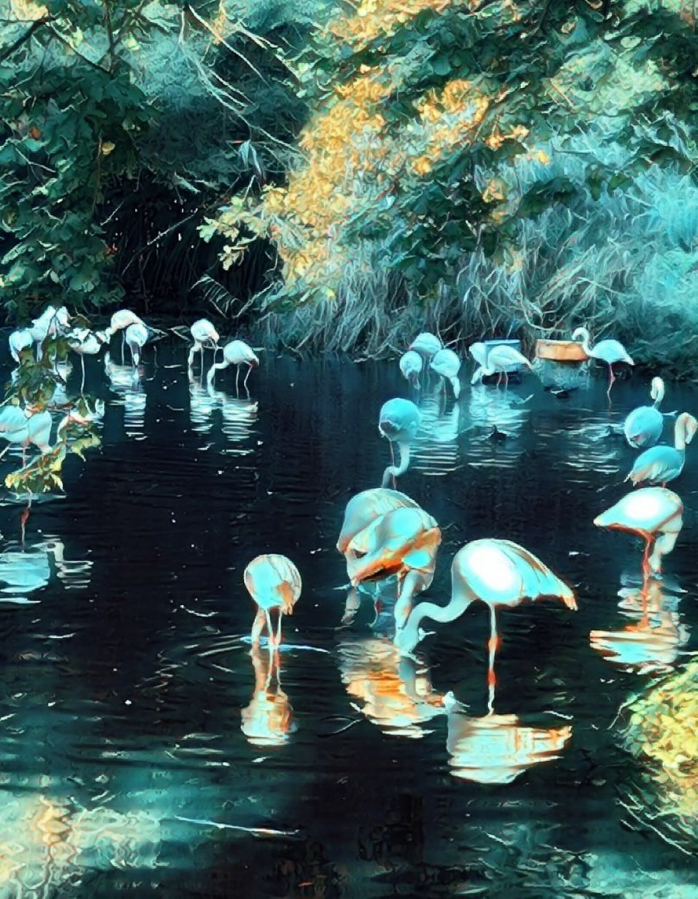 Flamingoer. af Margareta Uliarte