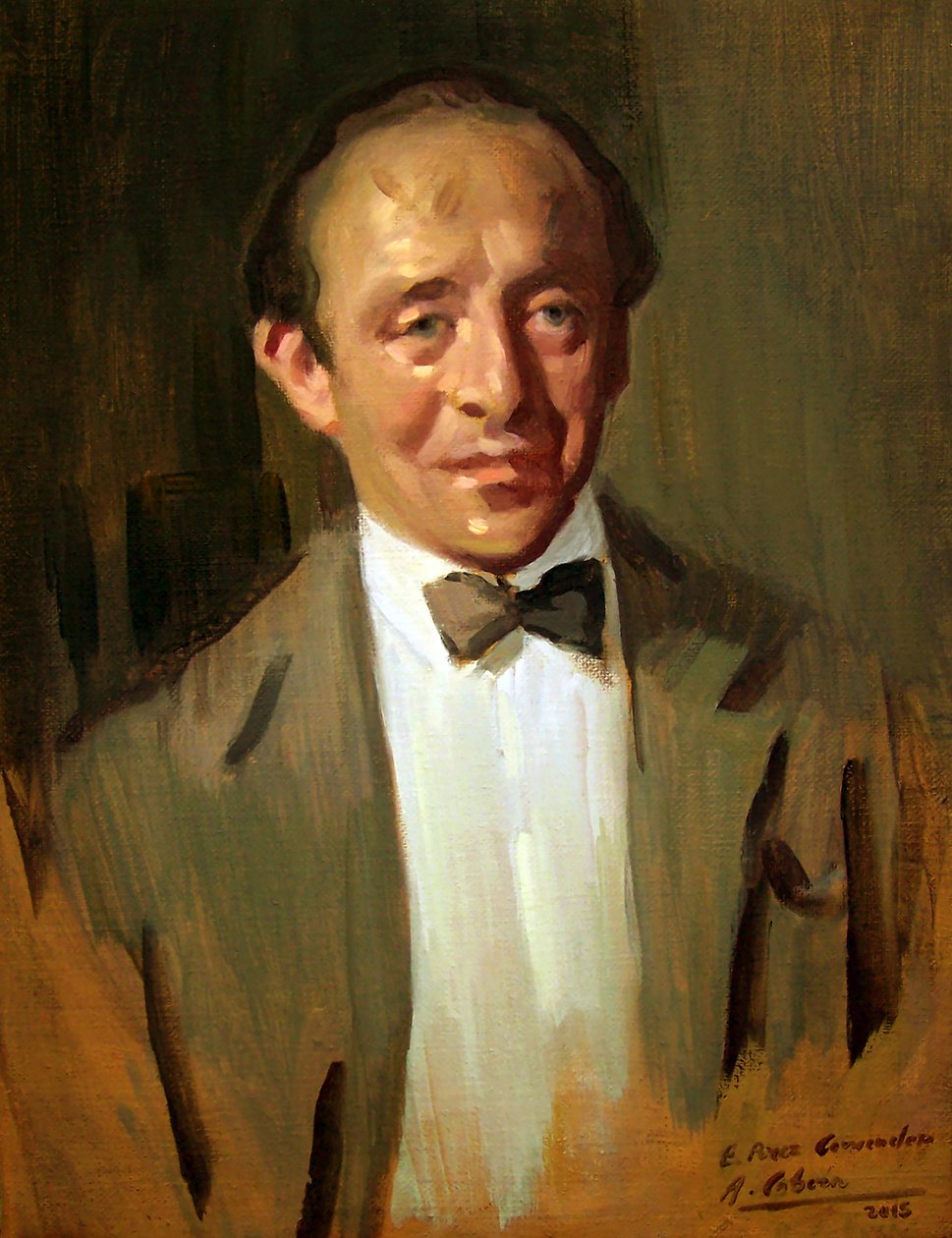 Portræt af Enrique Pérez Comendador af Alejandro Cabeza