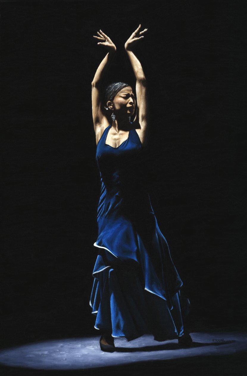 Flamenco solodanser af Richard Young