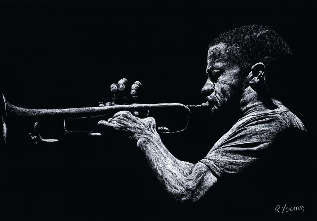 Moderne jazz-trompetist af Richard Young