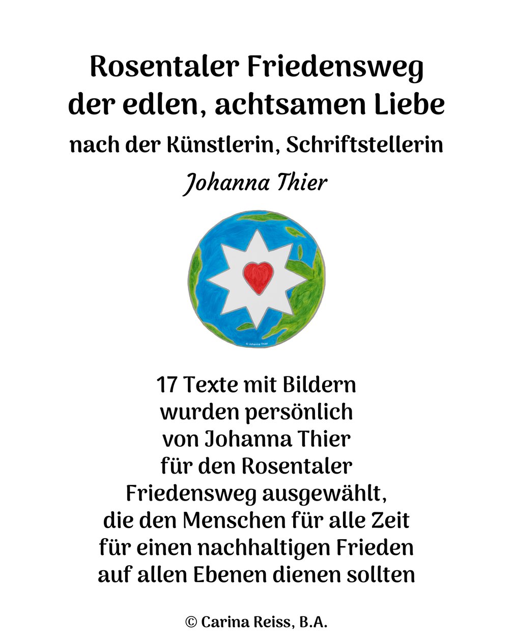 Rosental fredssti af Johanna Thier