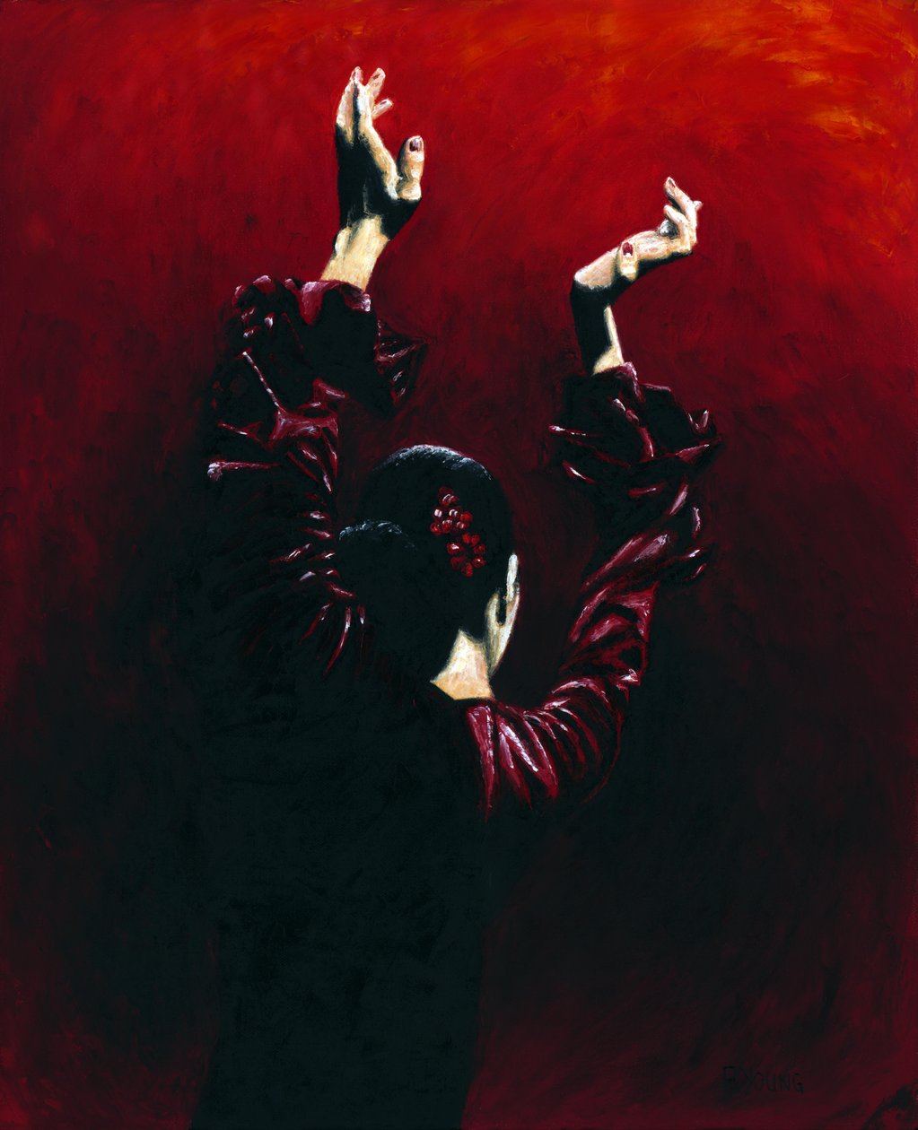 Flamenco-ild af Richard Young