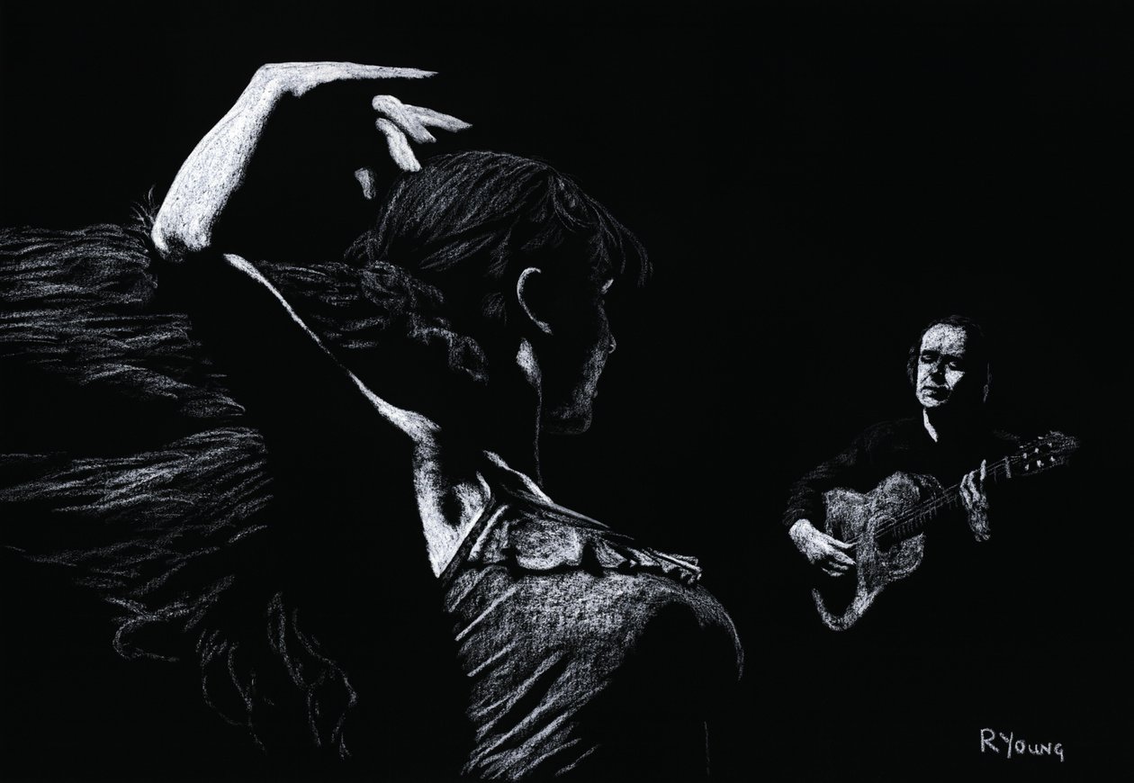 Flamenco-optræden af Richard Young