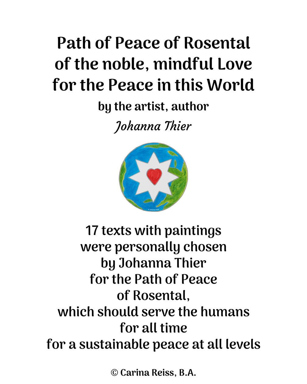 Path of Peace of Rosental af Johanna Thier