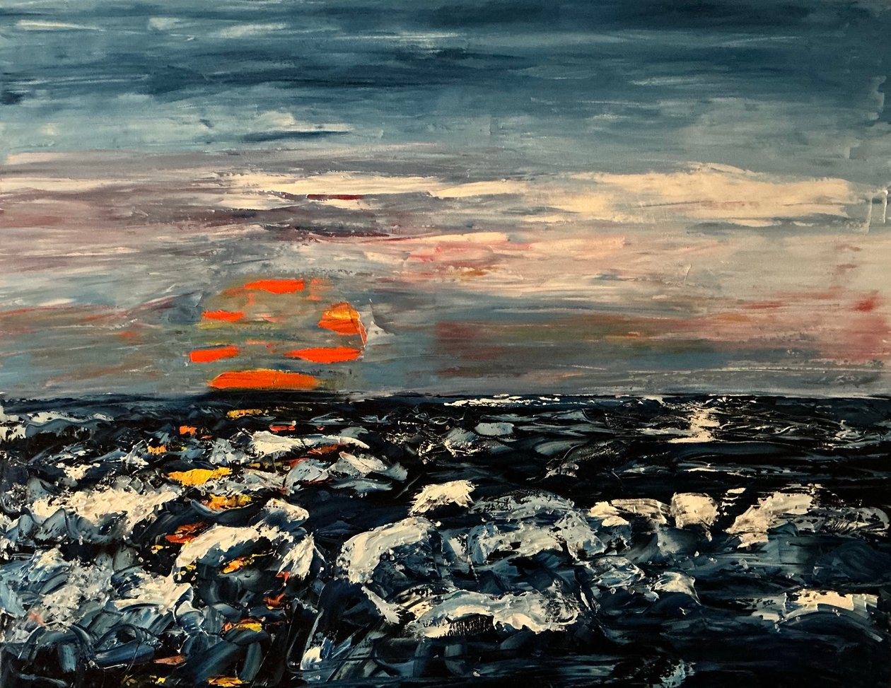 Solnedgang af Martin Goersch