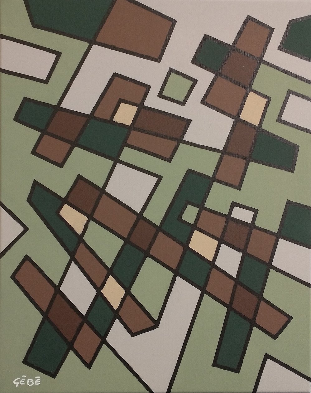 Variabel geometri (værk nr. 4 af 5) af Guy Boulianne