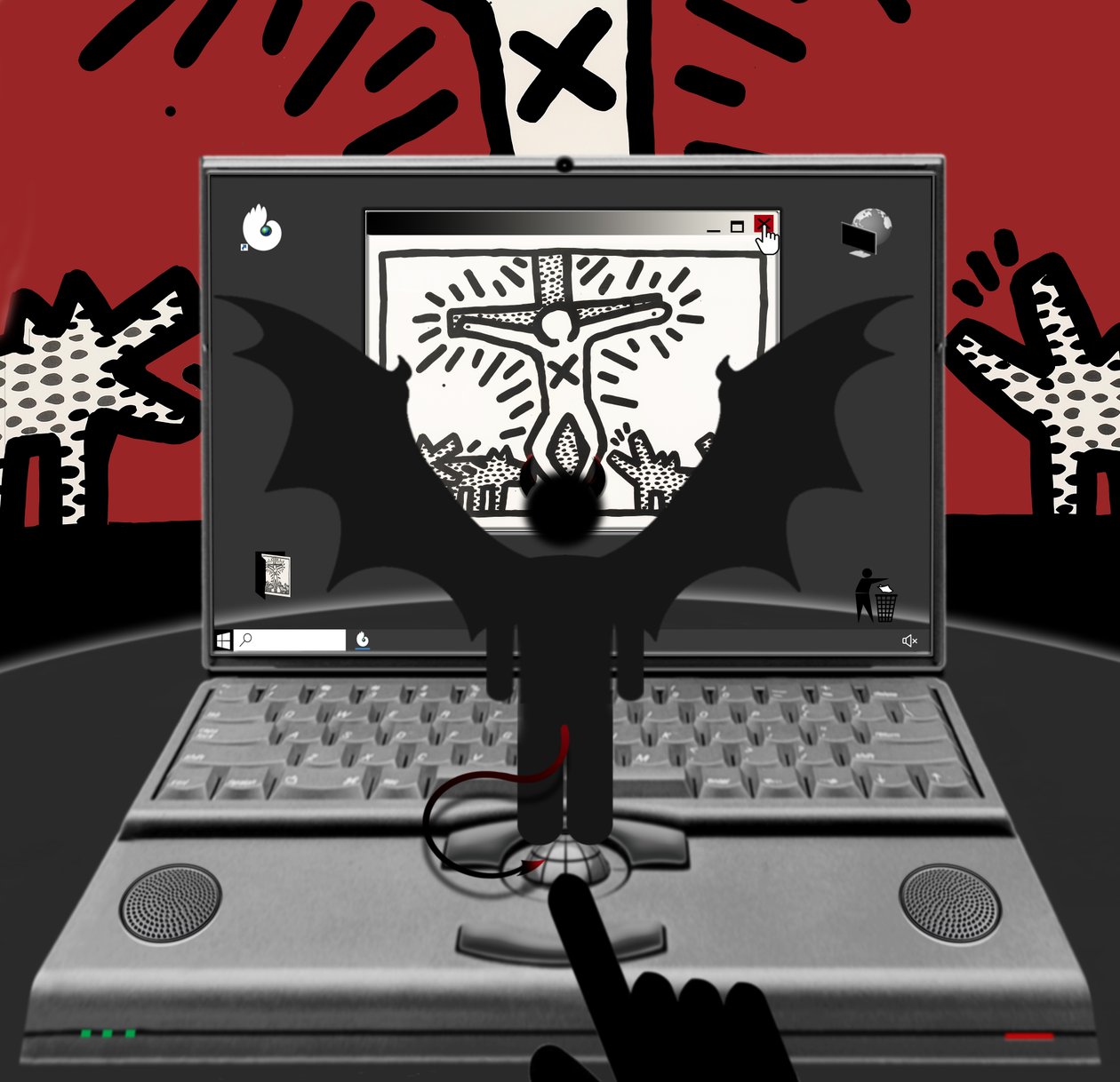 Antikrist (II) (fra serien: Windows) af Alexander Eibach