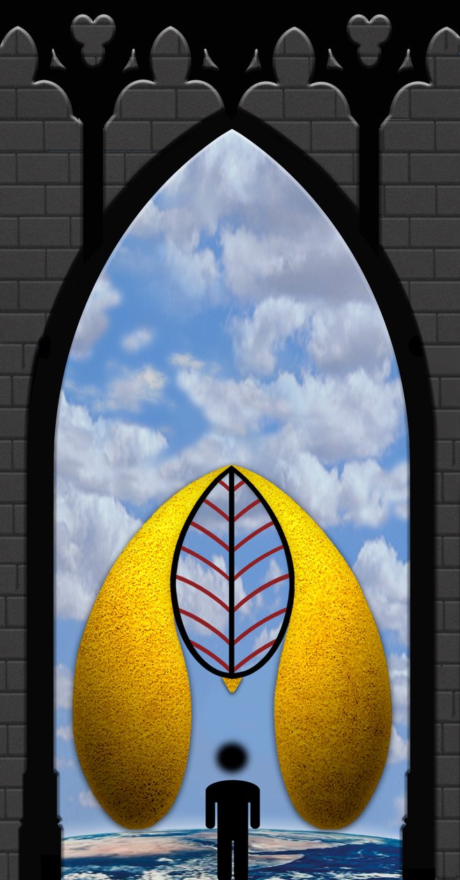 Open expanse (I am the door) - (fra serien: Gothic impressions) af Alexander Eibach