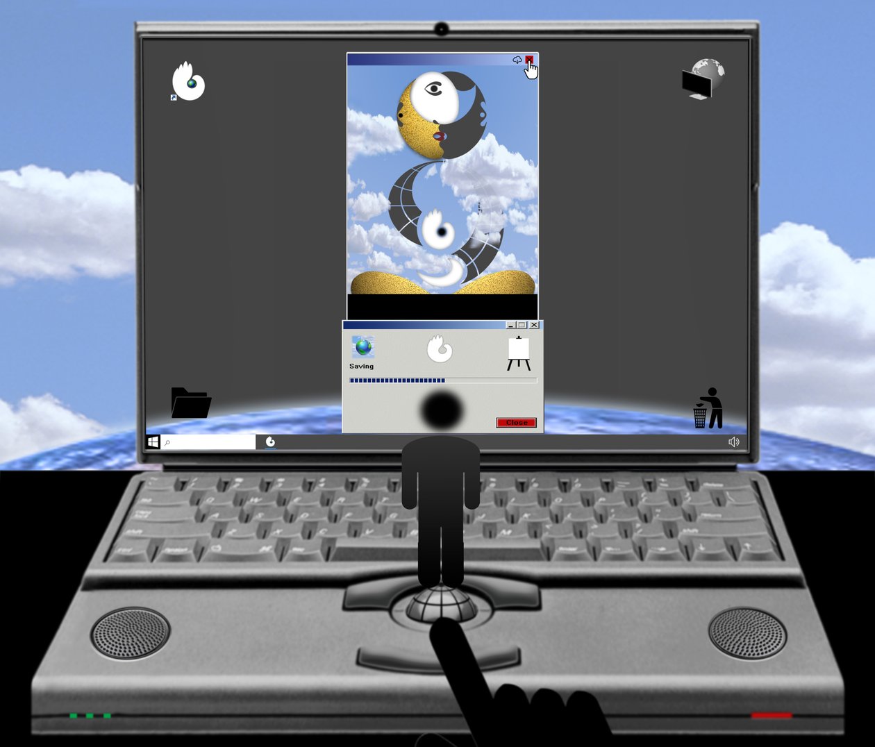 Gratis download (II) (fra serien: Windows) af Alexander Eibach