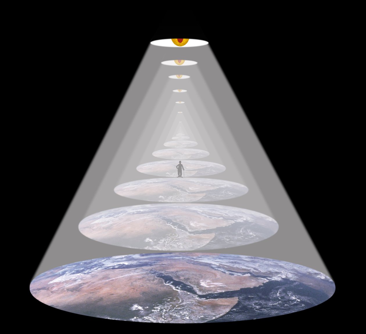 Take the long way home (II) (Supertramp) (aus der Serie Lichtungswechsel) af Alexander Eibach