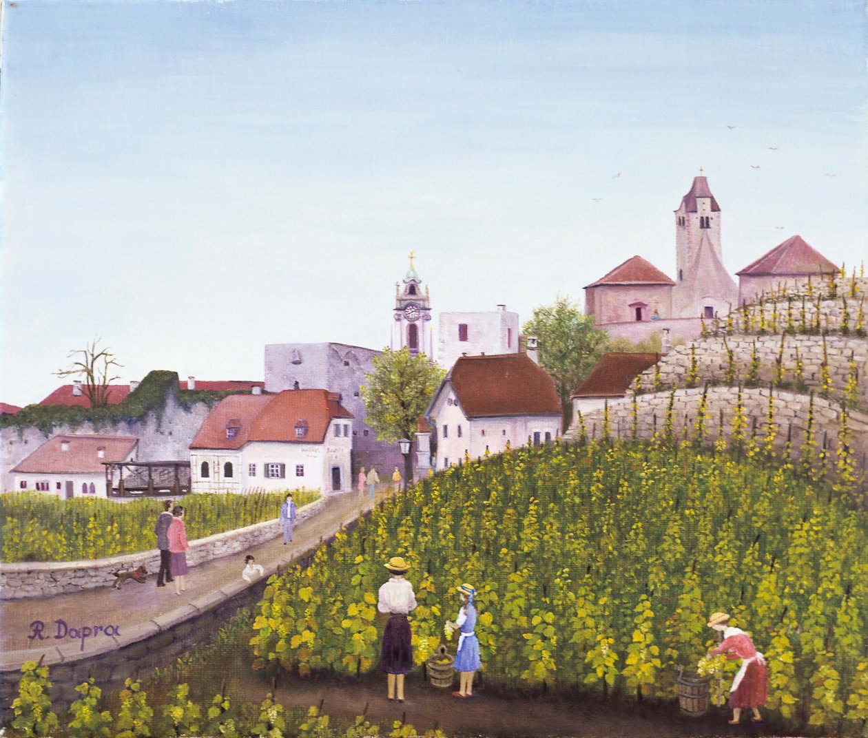 Druehøst i Dürnstein af Regine Dapra
