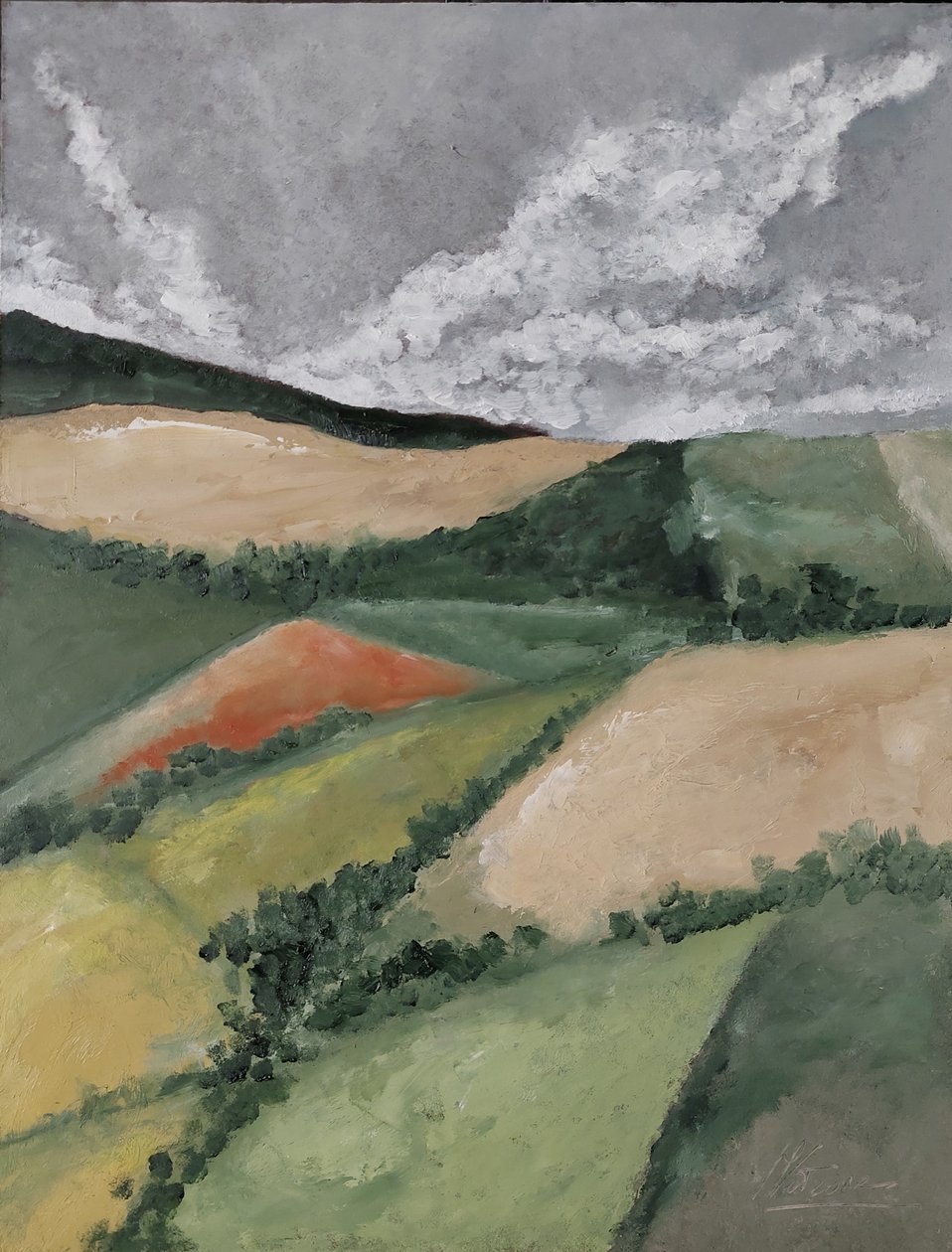 Hegn mellem marker af M. Vet