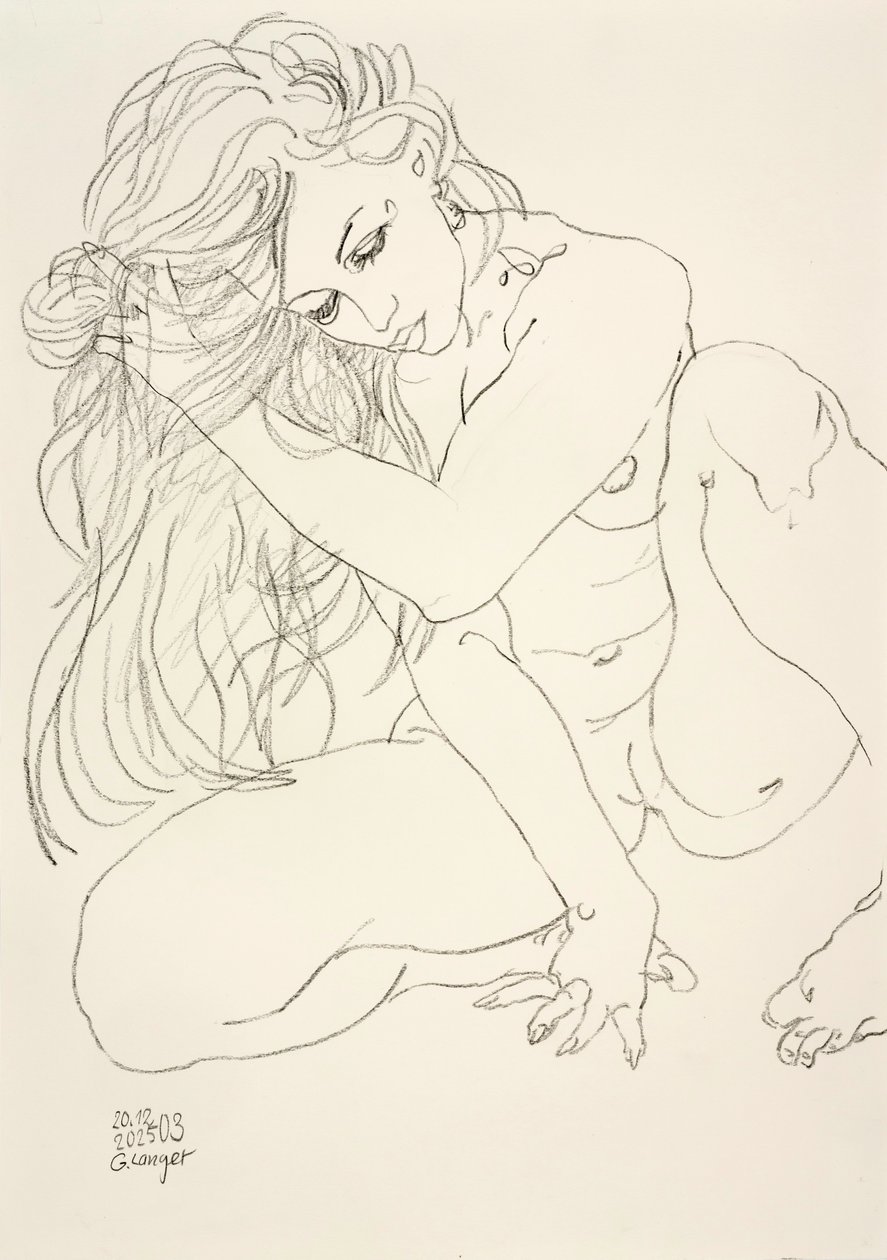 Smuk pige af Gunter Langer