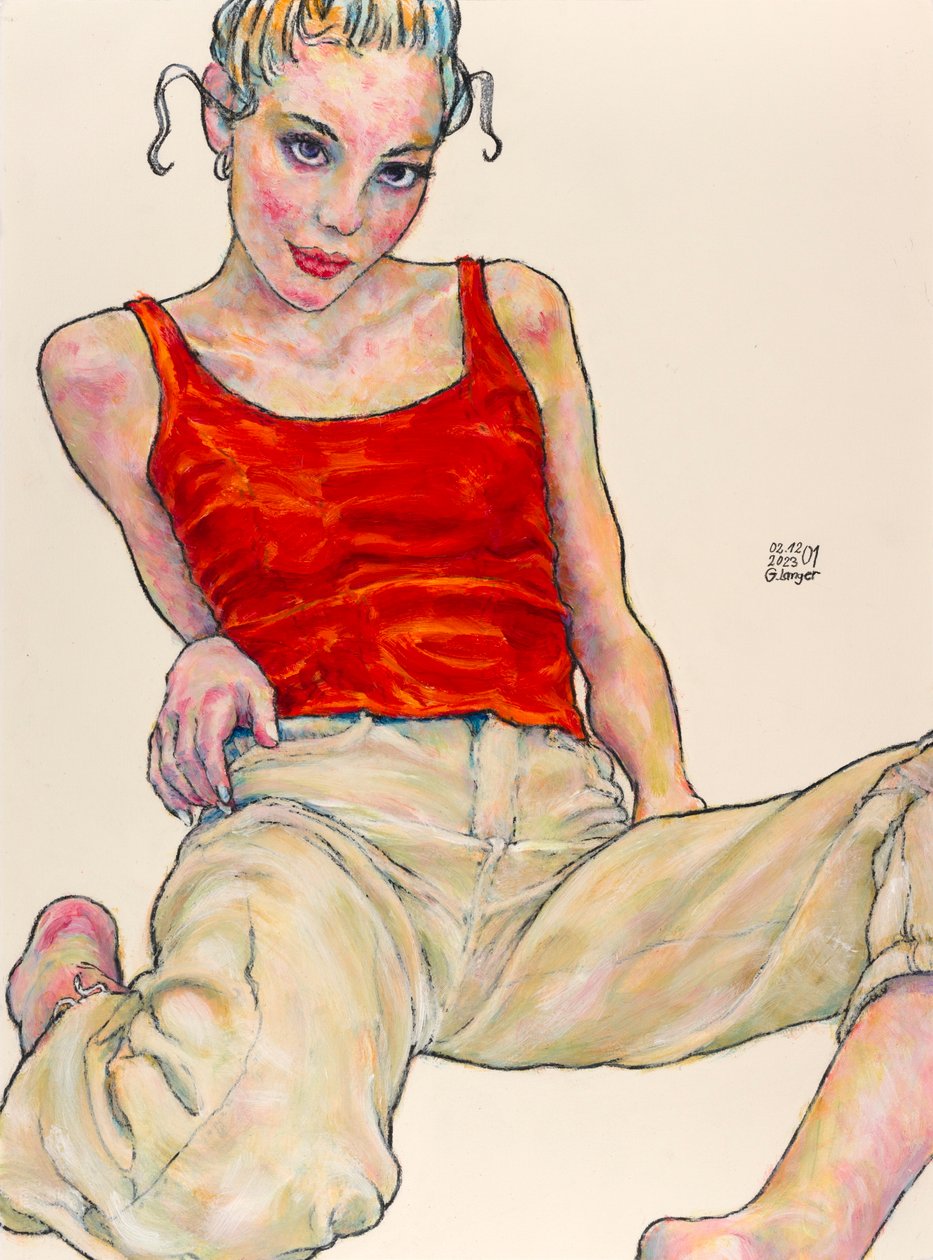 Ensom glød af Gunter Langer