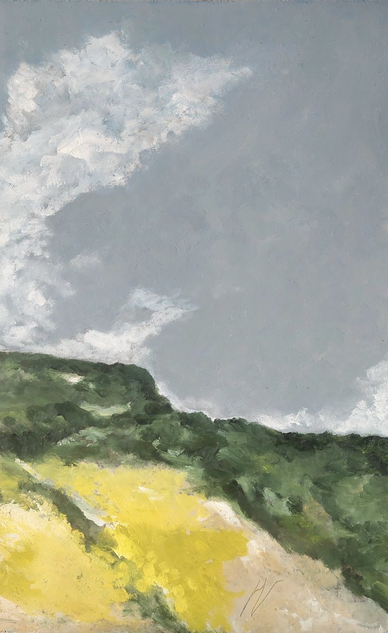 Gule blomsterfelter 2 af M. Vet