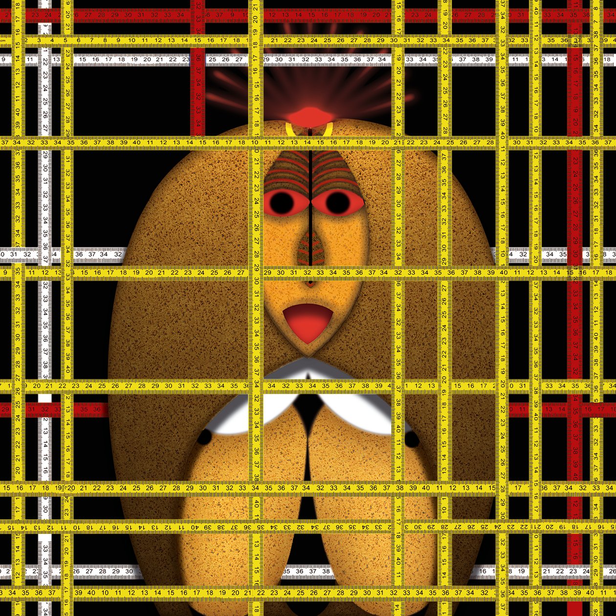Lockdown (Ia) - (aus der Serie Animal Rationale) af Alexander Eibach