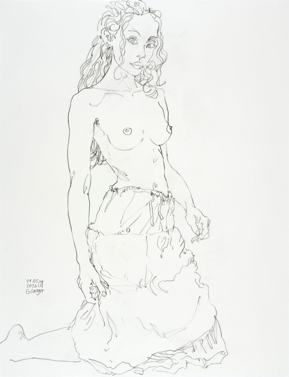 I den hvide nederdel af Gunter Langer