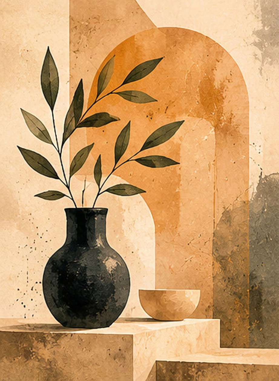 Naturlig balance. Minimalistisk elegance i jordfarver af Nomi Morina