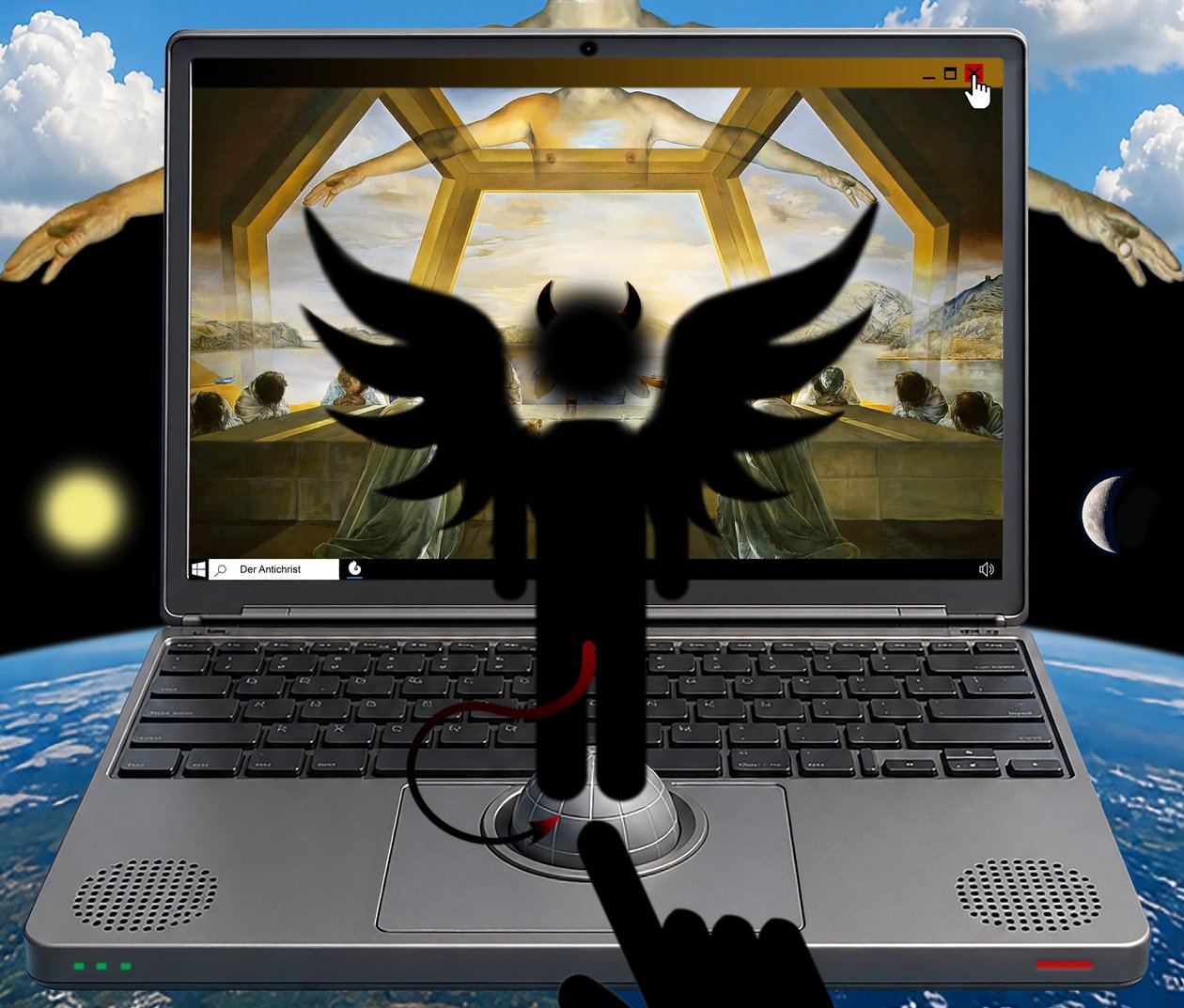 Antikrist (I) (fra serien WINDOWS) af Alexander Eibach