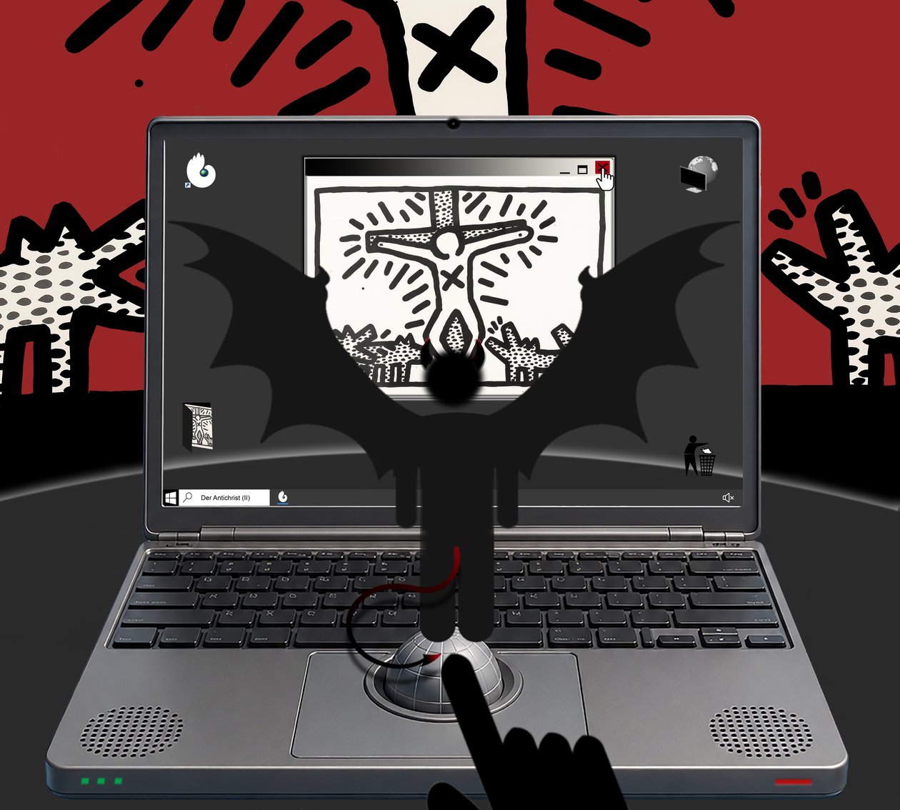 Antikrist (II) (fra serien WINDOWS) af Alexander Eibach