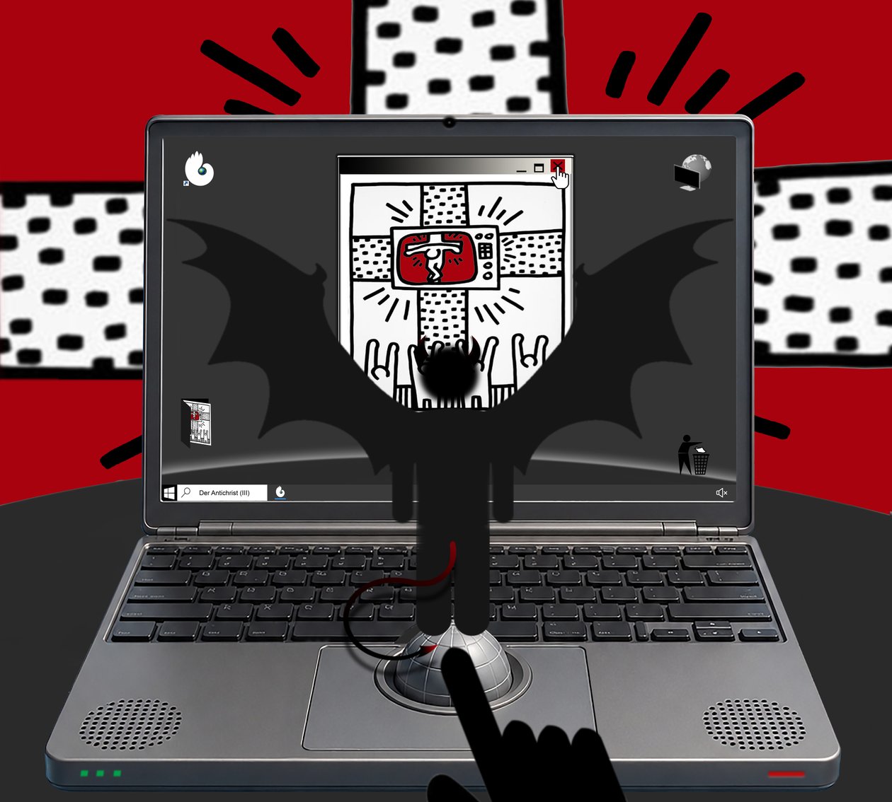 Antikrist (III) (fra serien WINDOWS) af Alexander Eibach