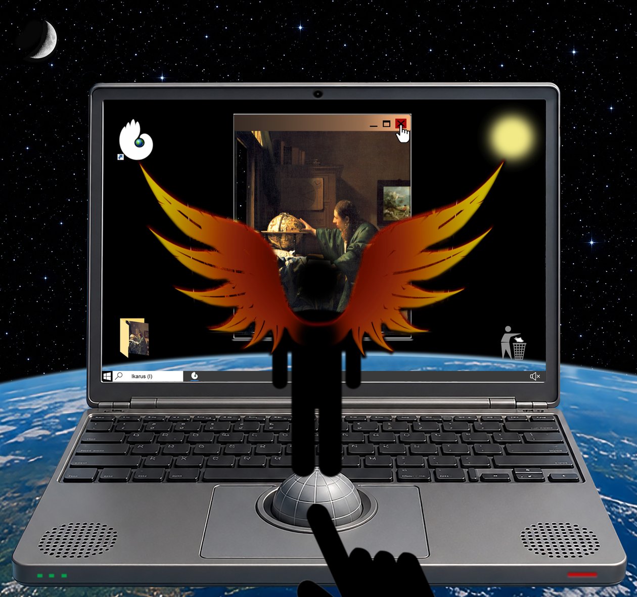 IKAROS (I) (fra serien WINDOWS) af Alexander Eibach