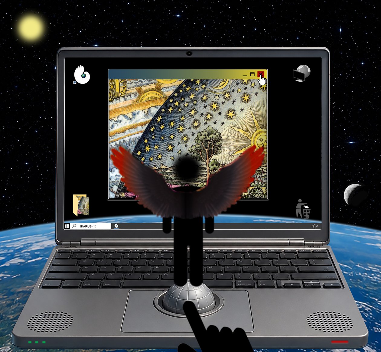 IKAROS (II) (fra serien WINDOWS) af Alexander Eibach