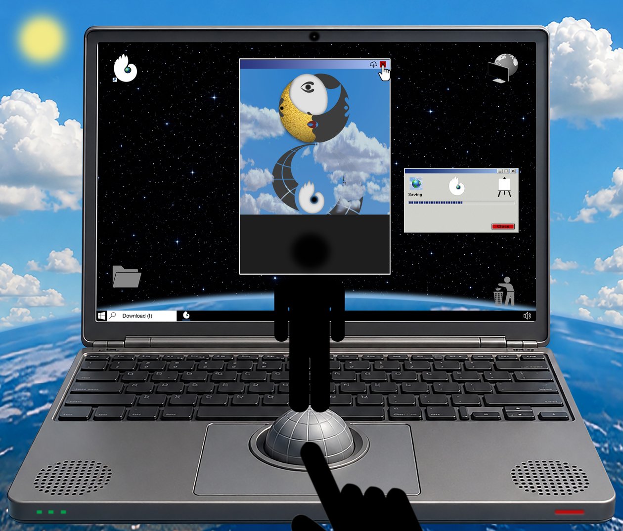 Download (I) (fra serien Windows) af Alexander Eibach