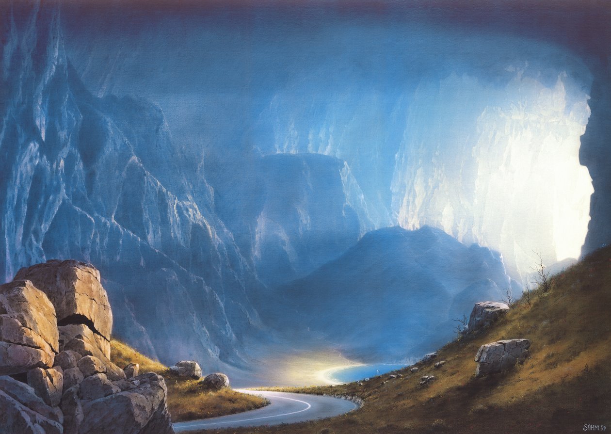 Bjergpas af Hans-Werner Sahm