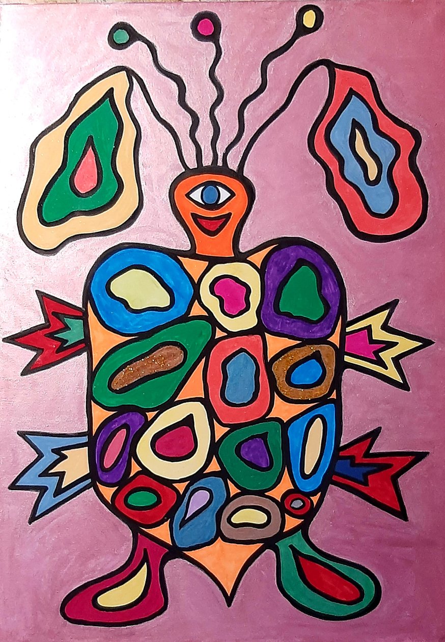 Sam skildpadden af Steffi_Seiler_Art