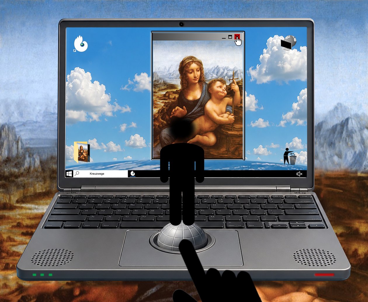 Kreuzwege (I) (aus der Serie WINDOWS) af Alexander Eibach