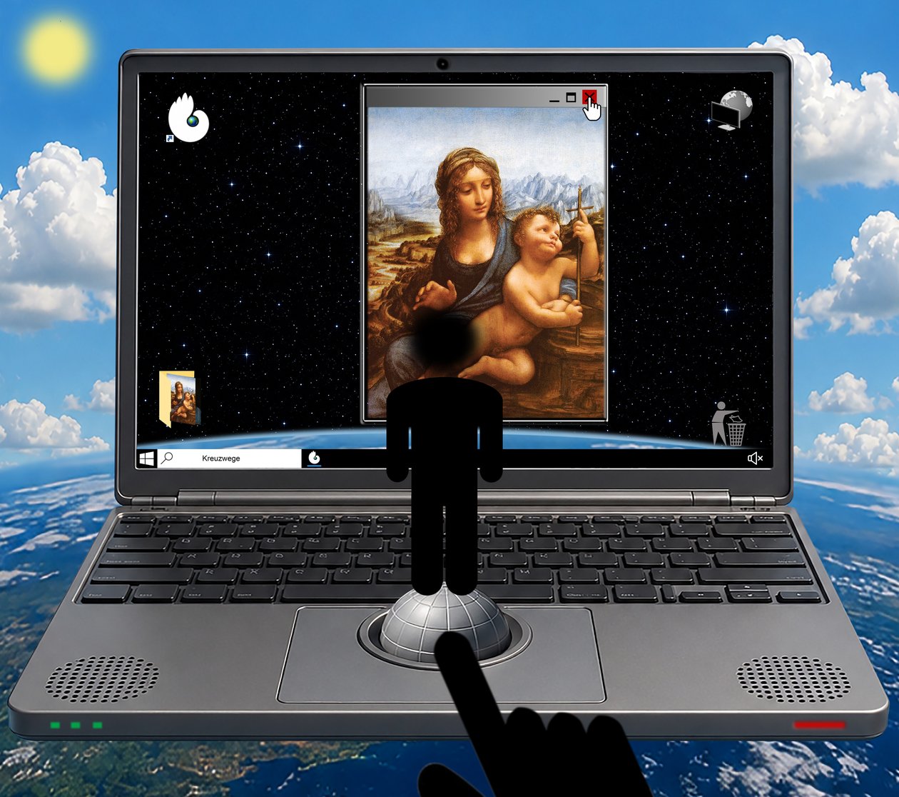 Kreuzwege (II) (aus der Serie WINDOWS) af Alexander Eibach
