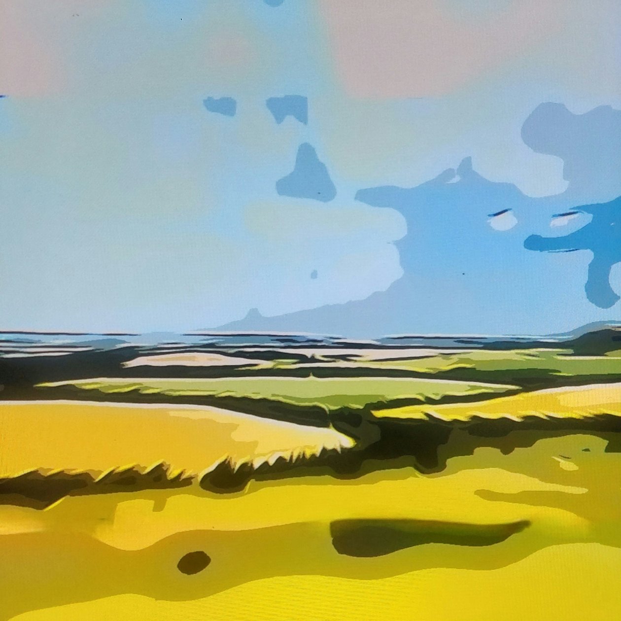 Digitale Landschaft 02 af M. Vet