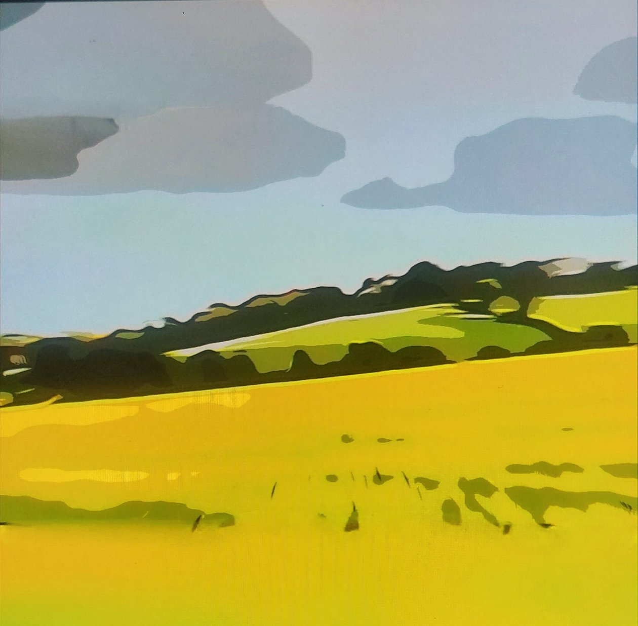 Digitale Landschaft 03 af M. Vet