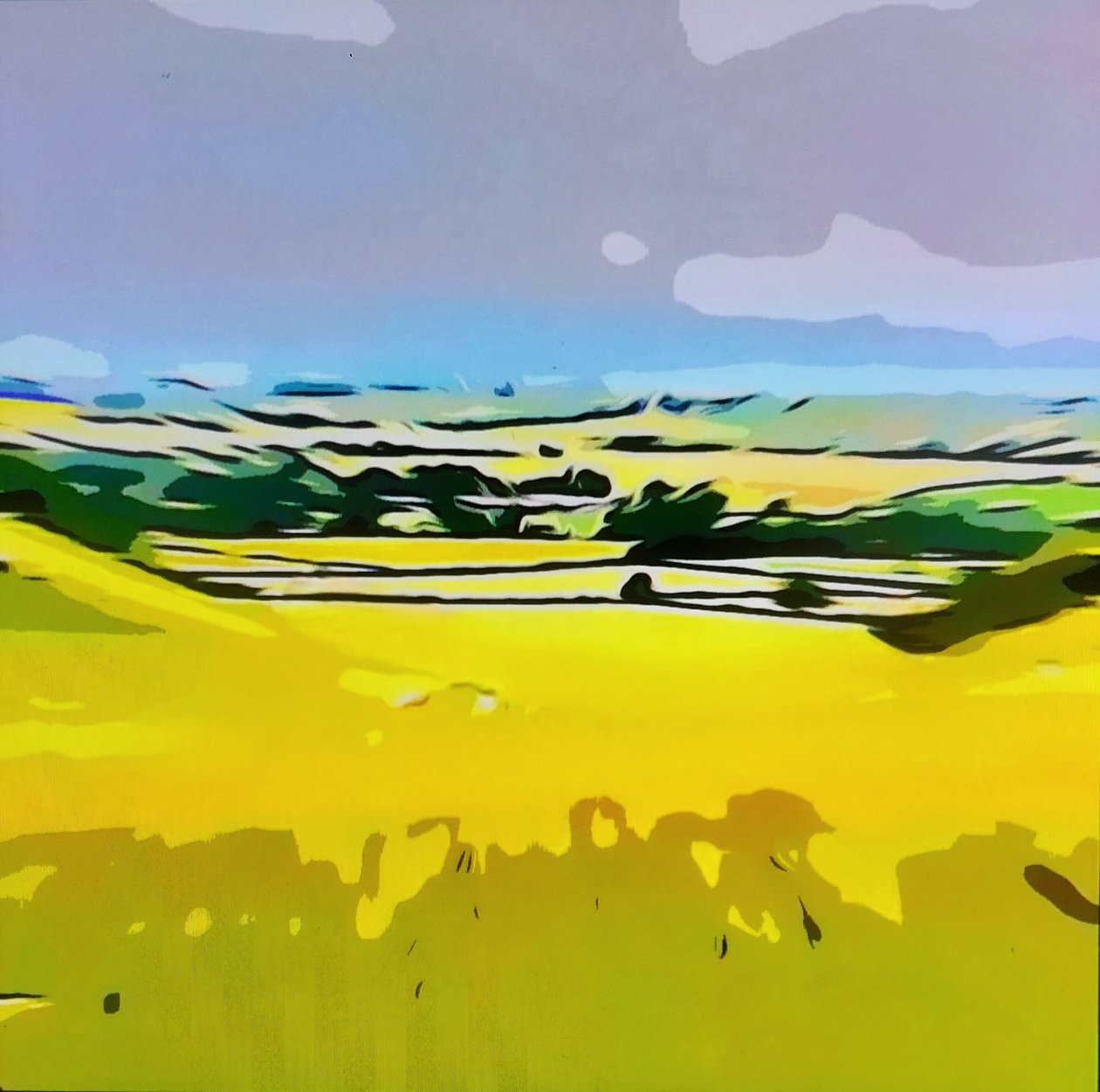 Digitale Landschaft 06 af M. Vet