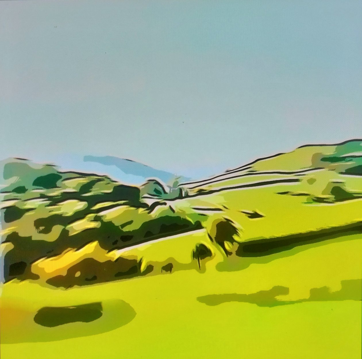 Digitale Landschaft 07 af M. Vet