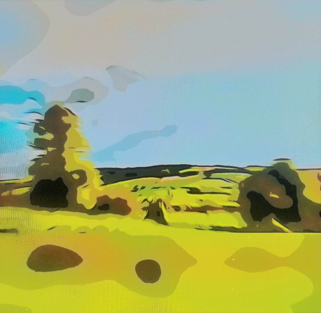 Digitale Landschaft 08 af M. Vet