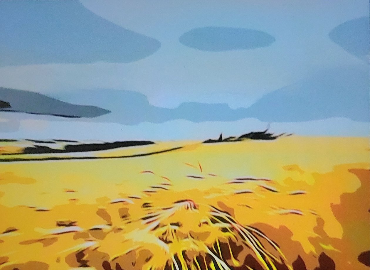 Digitale Landschaft 09 af M. Vet