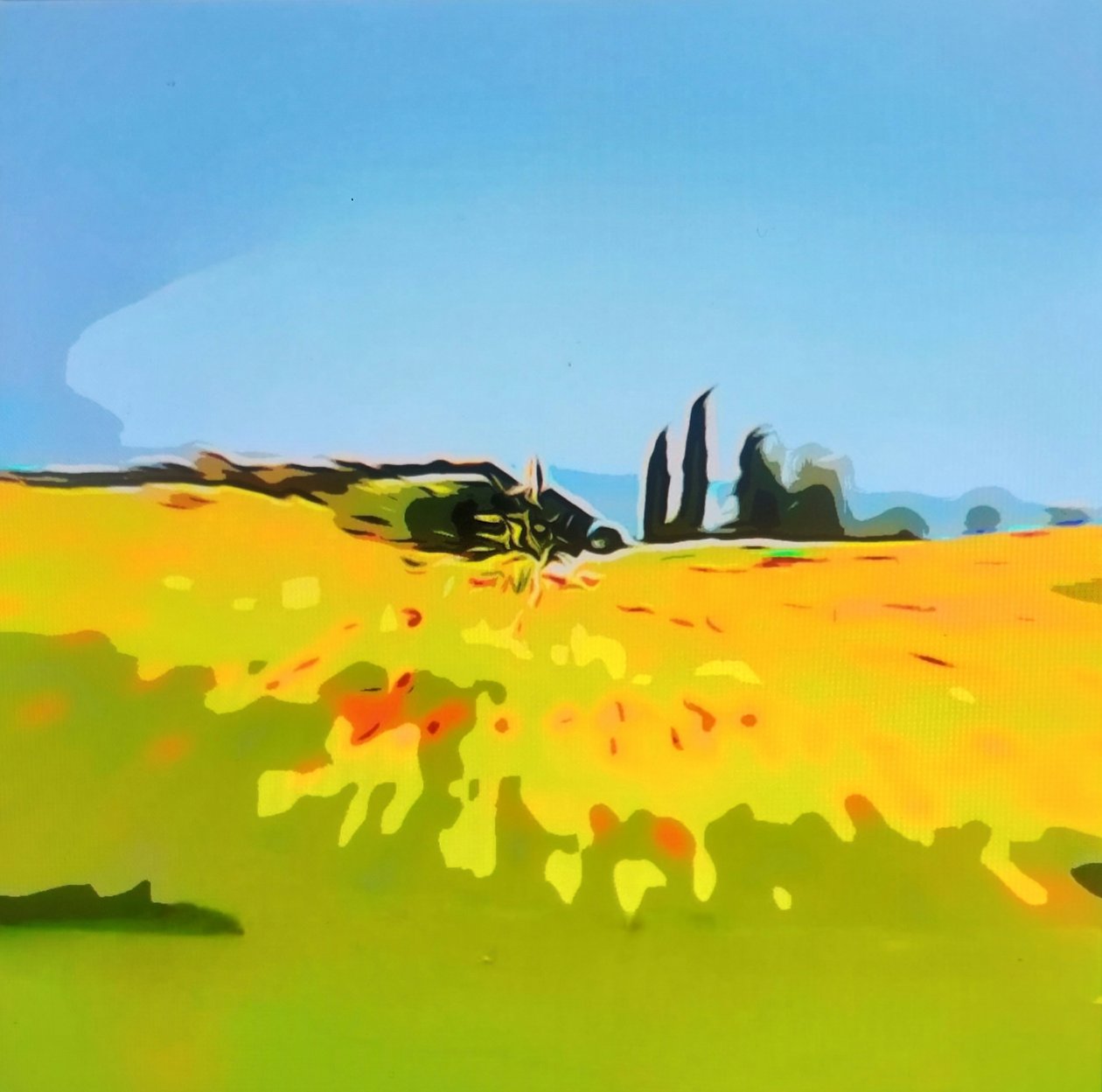 Digitale Landschaft 10 af M. Vet