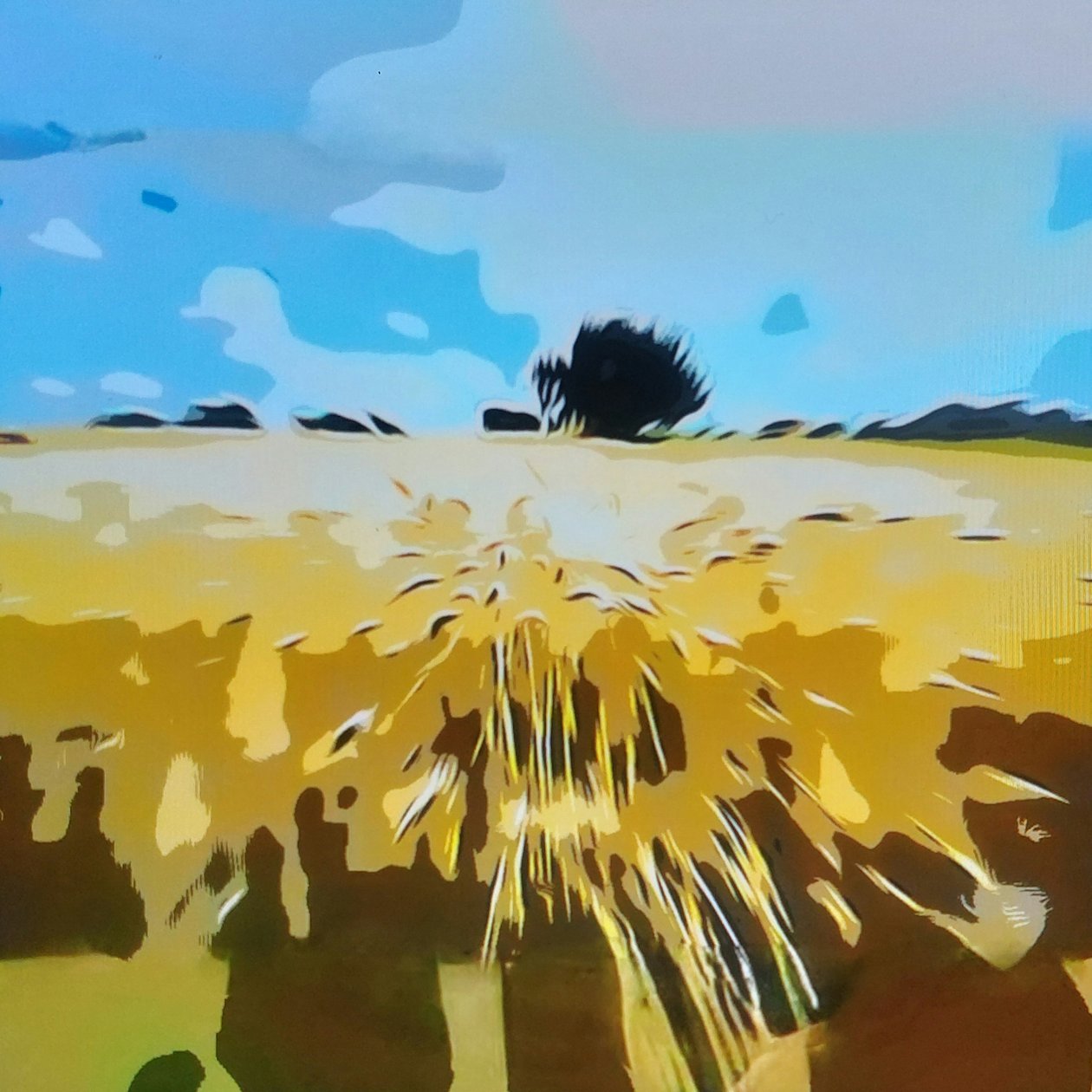 Digitale Landschaft 12 af M. Vet