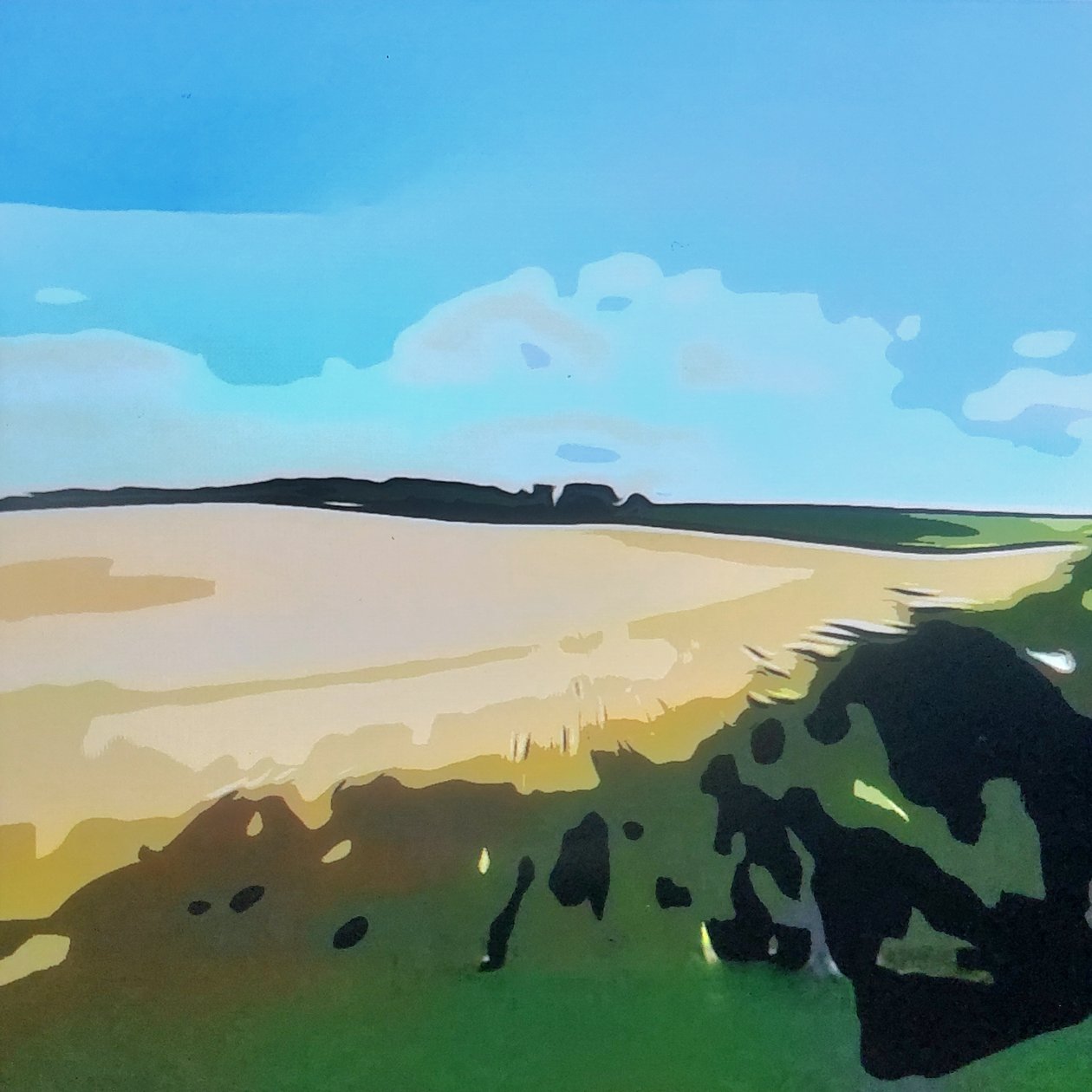 Digitale Landschaft 13 af M. Vet