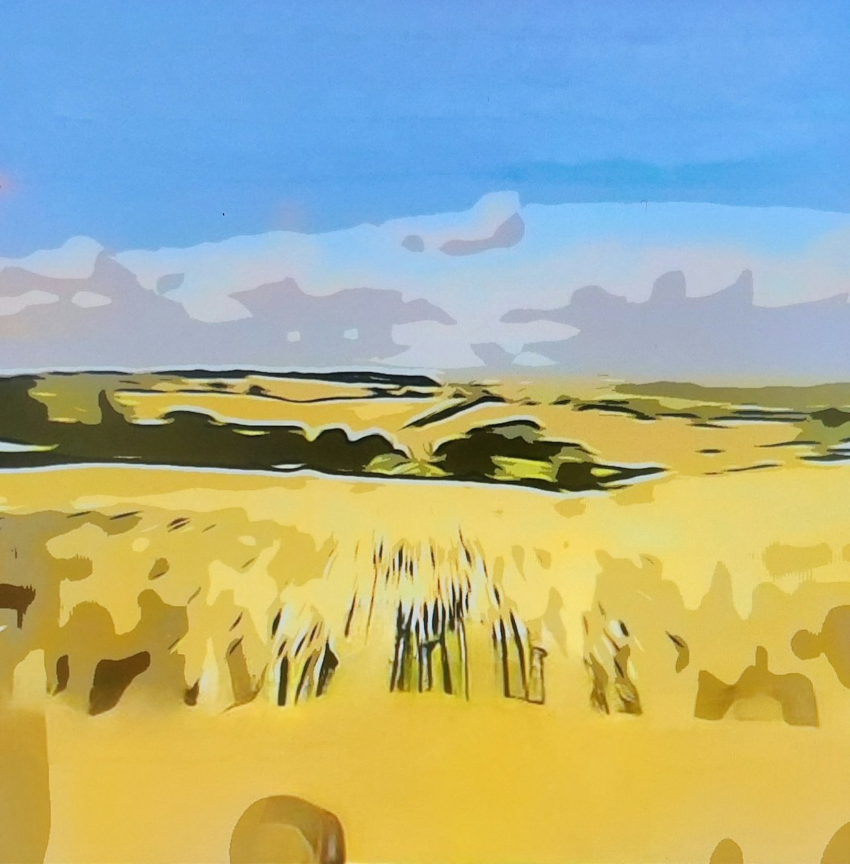 Digitale Landschaft 15 af M. Vet