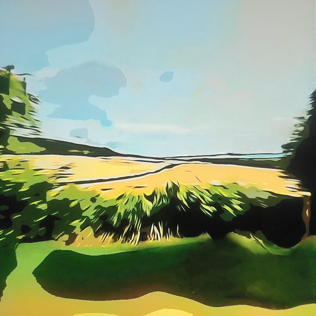 Digitale Landschaft 19 af M. Vet