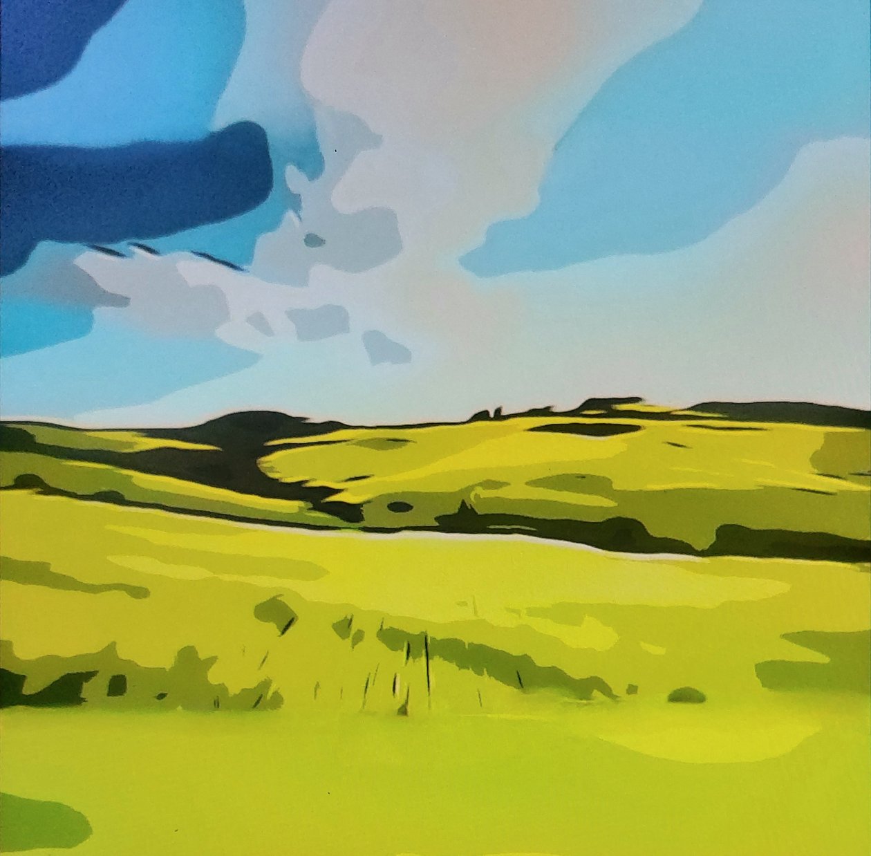 Digitale Landschaft 21 af M. Vet