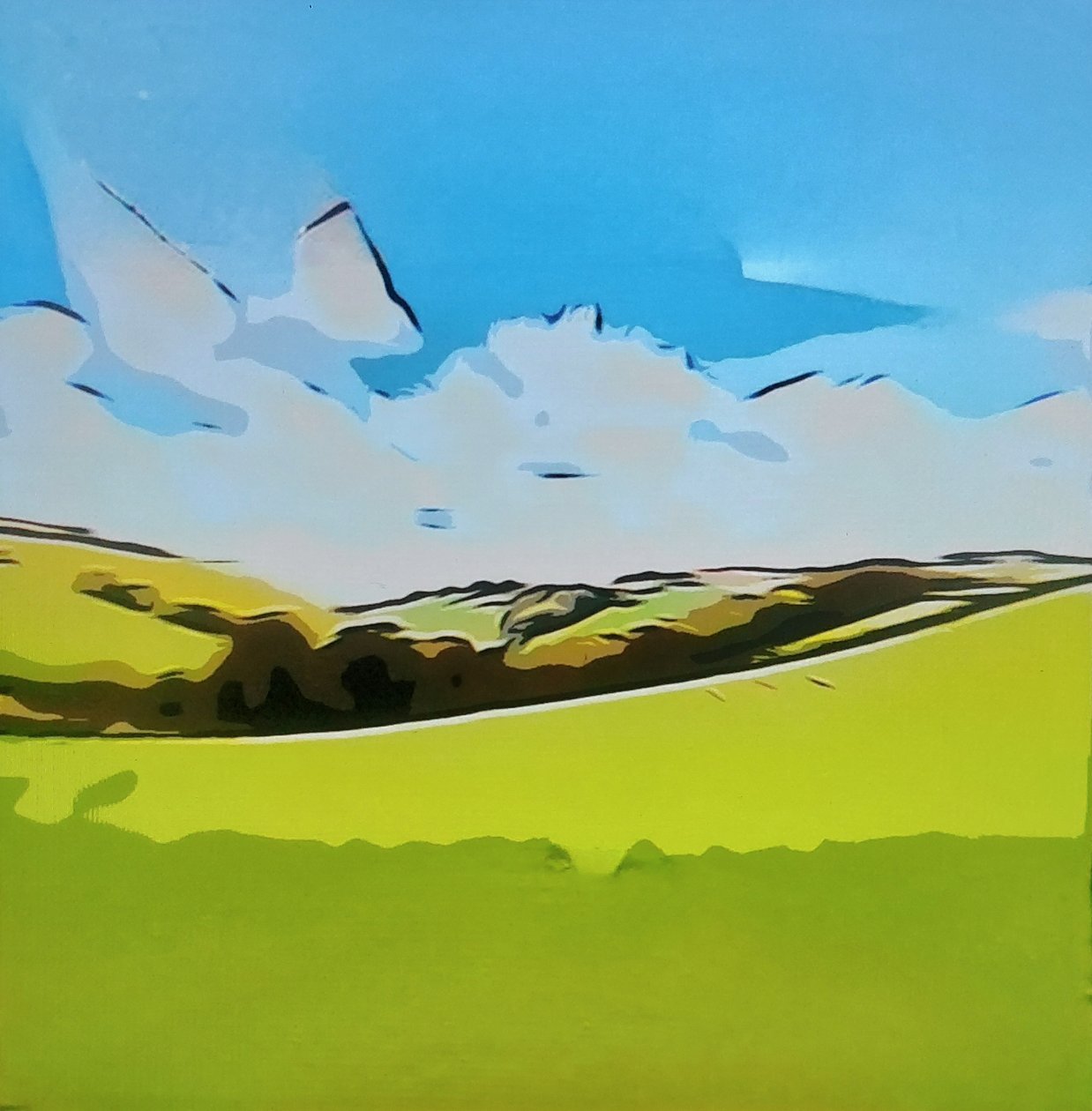 Digitale Landschaft 23 af M. Vet