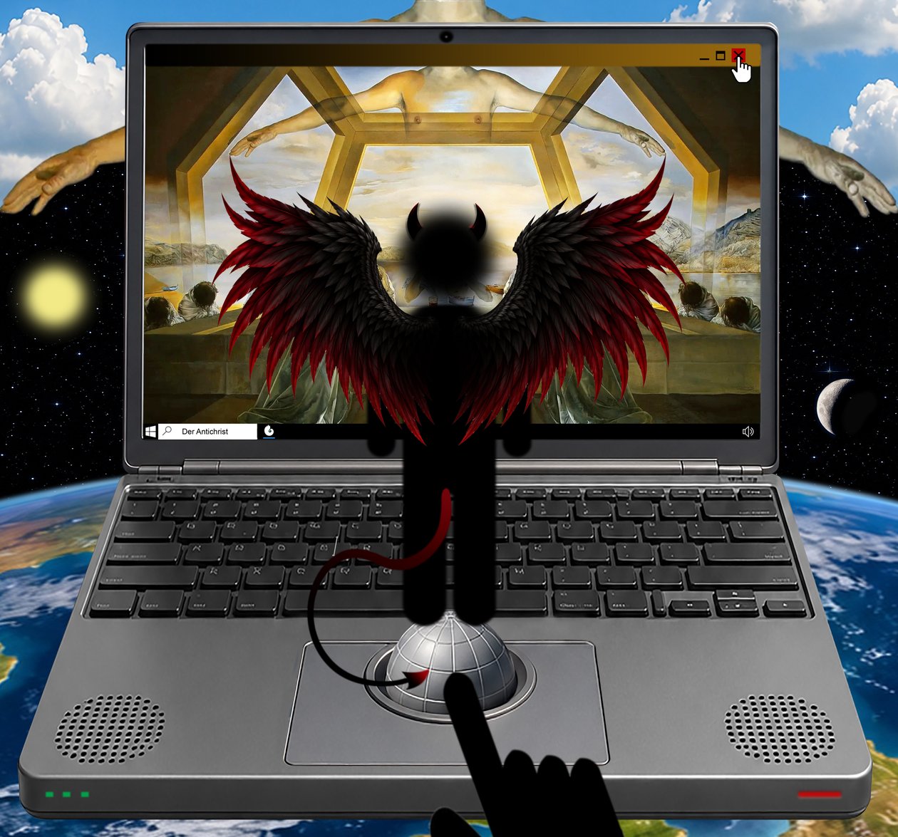 Der Antichrist (I) (aus der Serie WINDOWS) af Alexander Eibach