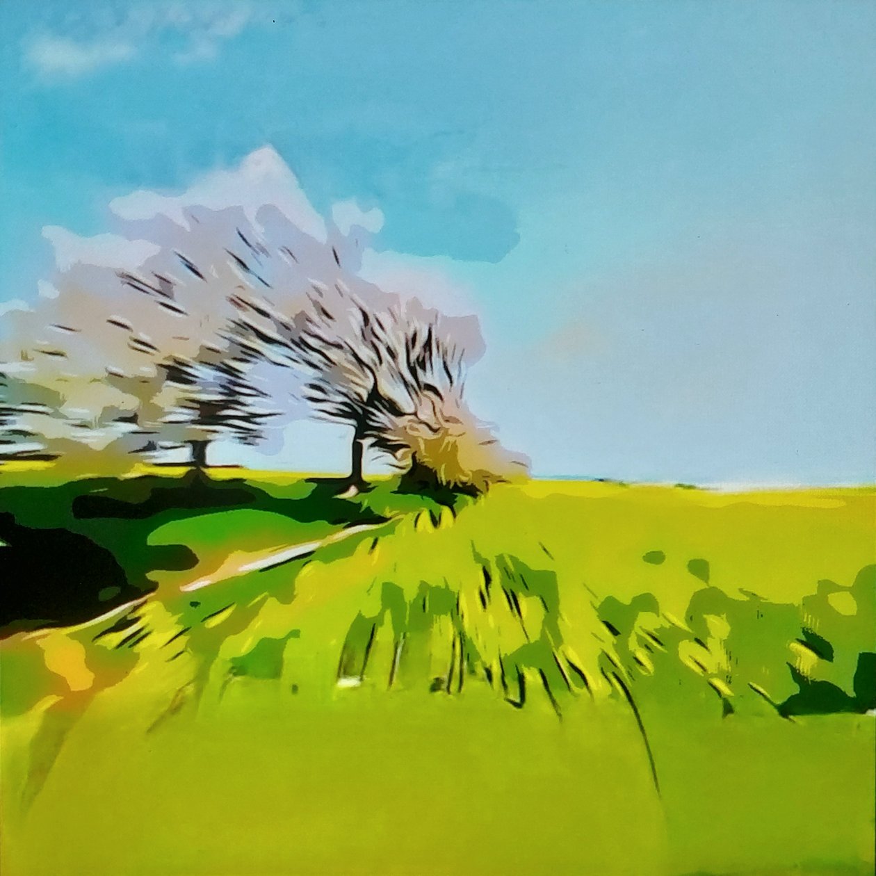 Digitale Landschaft 29 af M. Vet