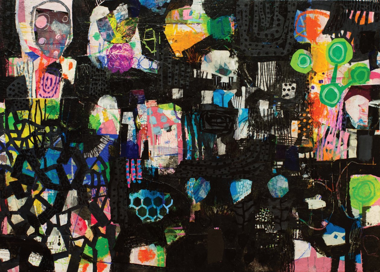 Black Abstraction 8 af OBOSHI